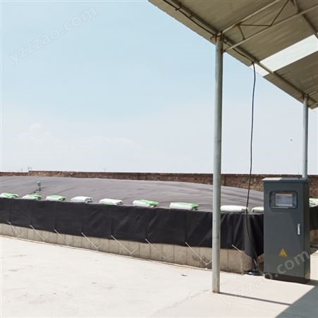 有机肥生产线 堆肥发酵 纳米膜堆肥用覆盖布 防灰尘气味外泄 海科机械
